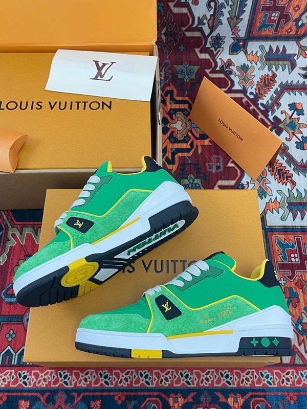 ルイヴィトン靴素材ディテール